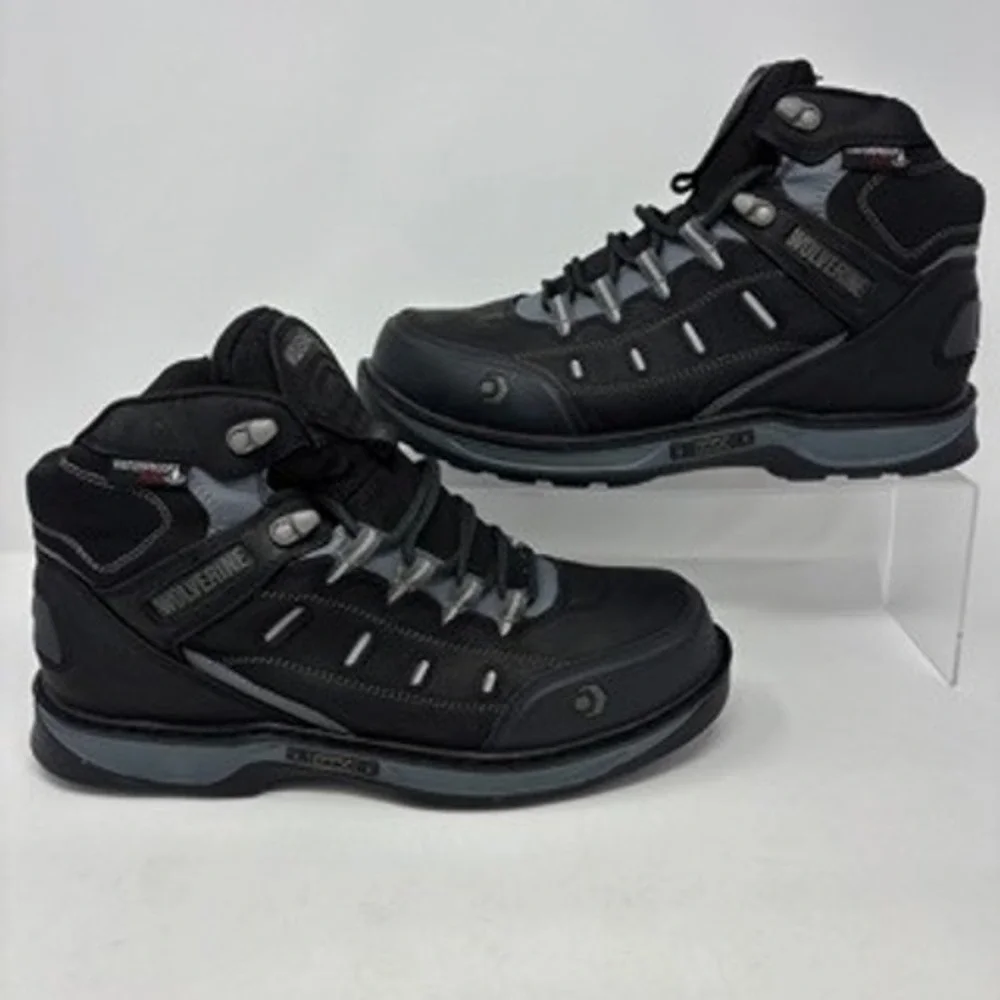 Wolverine W10553 Edge LX Black/Grey Composite Toe WP Work Boot Men's 11 - Picture 4 of 9